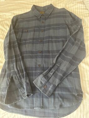 Lucky Brand Blue Plaid Button-Down Shirt